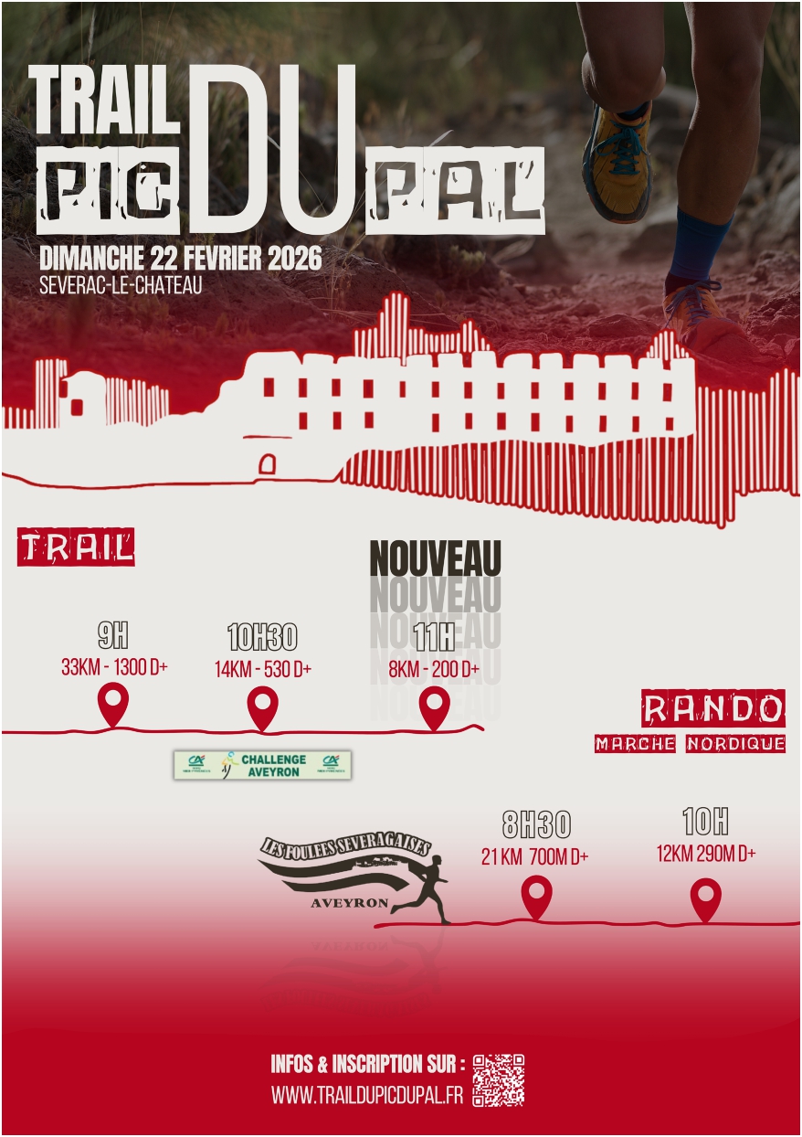 affiche Trail du Pic du Pal 2026